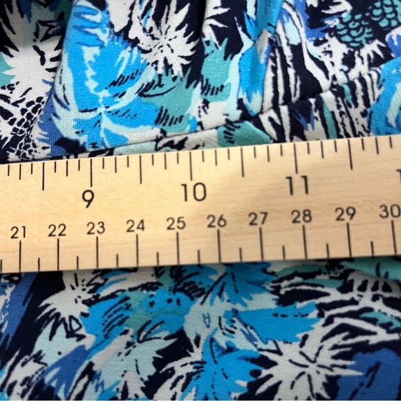 Christopher & Banks Blue Floral Print Capris - Picture 13 of 15